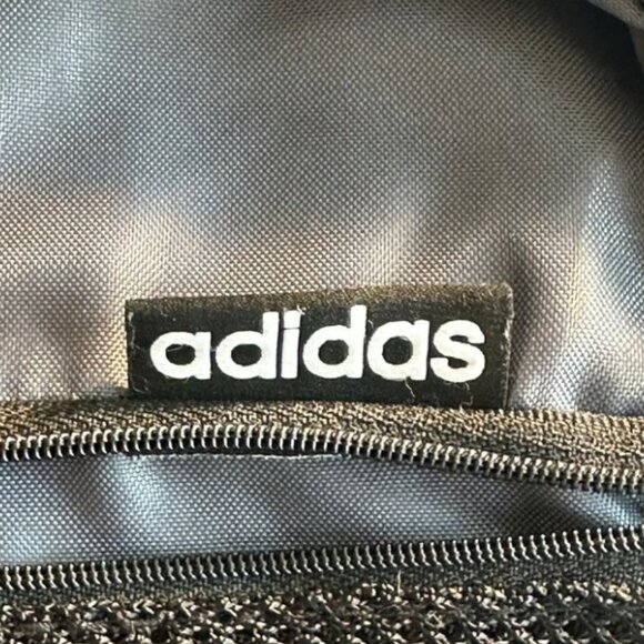 Adidas Linear Mini Backpack Black White Gold Small Travel Bag - Picture 5 of 6